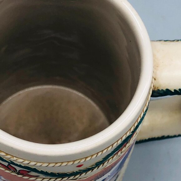 American Homestead Budweiser holiday stein 1996 made in 1995 7" tall READ - Picture 5 of 7